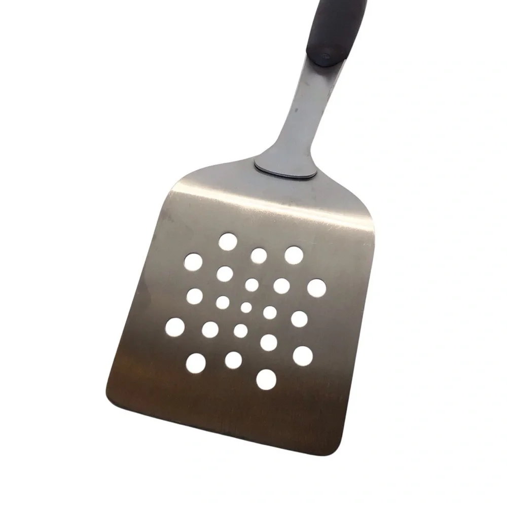 OXO SoftWorks Stainless Steel Slotted Turner Spatula Non-Slip Handle 13”